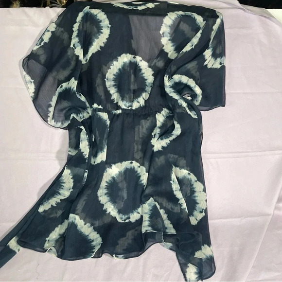 Michael Kors - Sheer Tie Dye Pullover Blouse - Sm/Medium georgette Material EUC - Picture 1 of 4